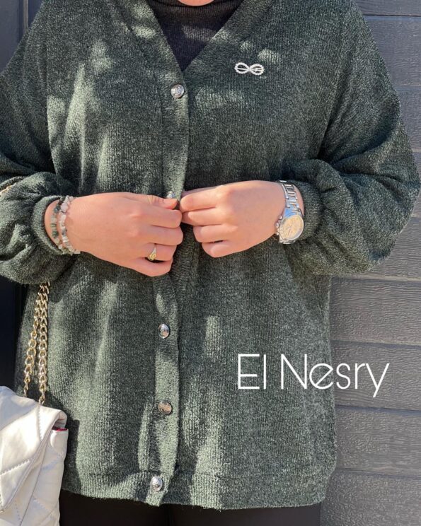 Wool cardigan