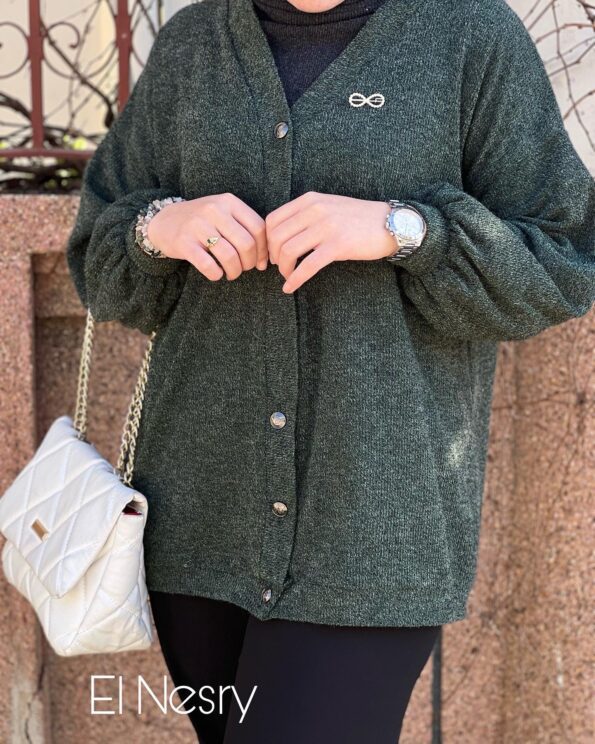 Wool cardigan