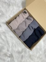 Box foulards crêpe mousseline