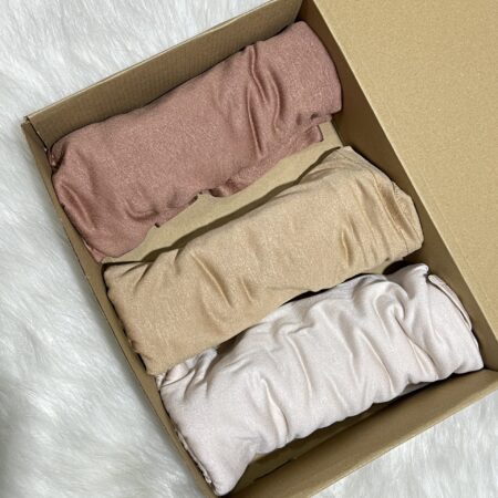 Box foulards crêpe mousseline