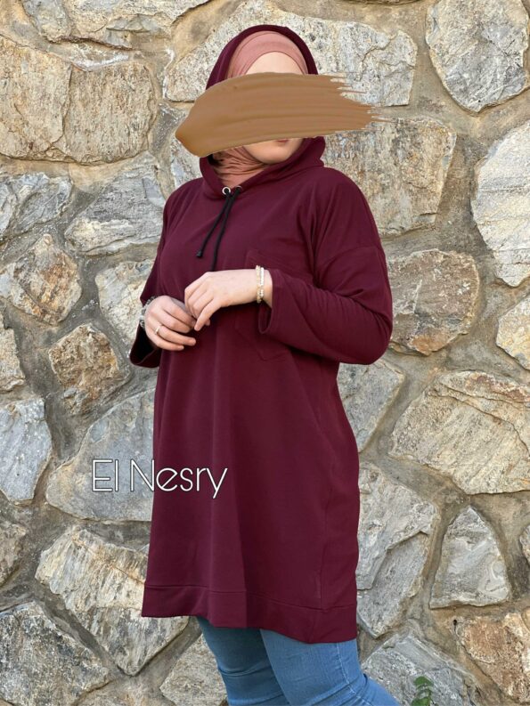 Sweatshirt mi-long
