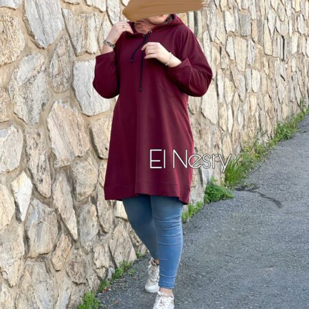 Sweatshirt mi-long