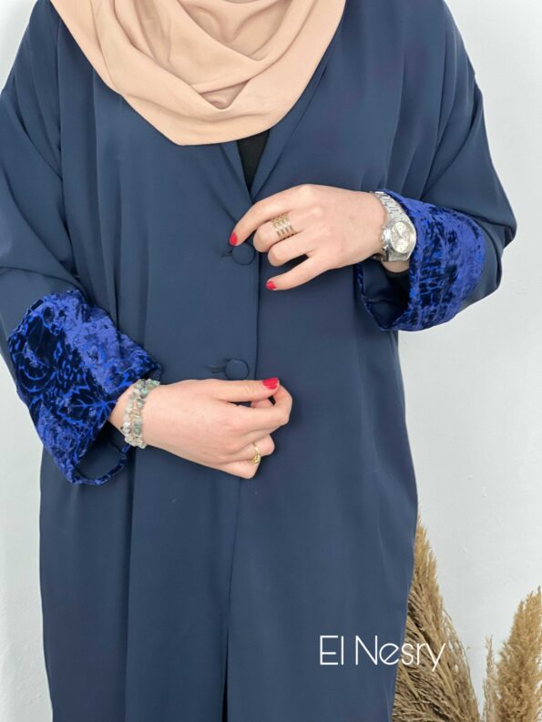 abaya luxery blue