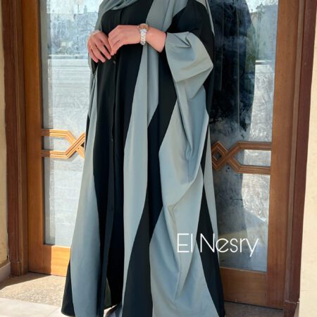 abaya finesse verte