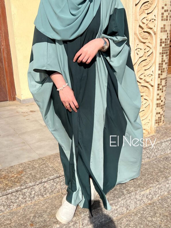 abaya finesse verte