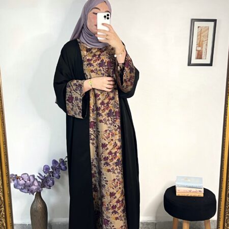Duo en soie (mauve)