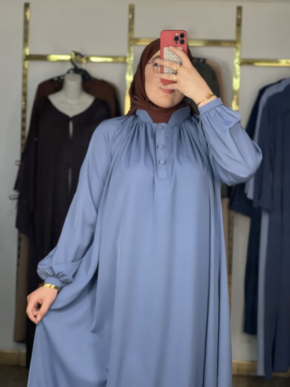 -حجاب ريحان -أزرق سماوي