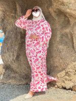 Robe Chemise Maxi -Rose-