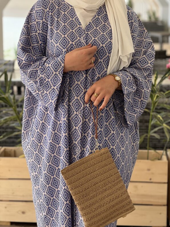 Mosaic Dress -Blue-