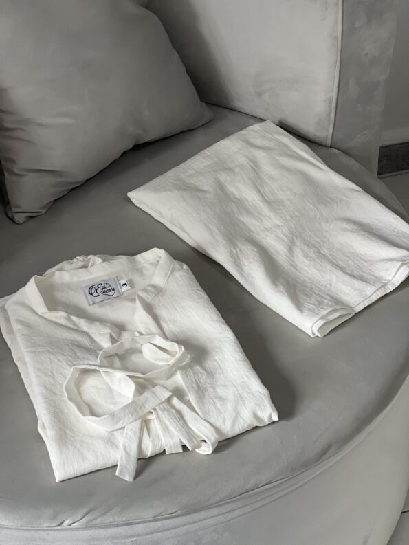 Linen Skirt Set