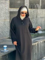 Sweat-shirt Dress -Grey-