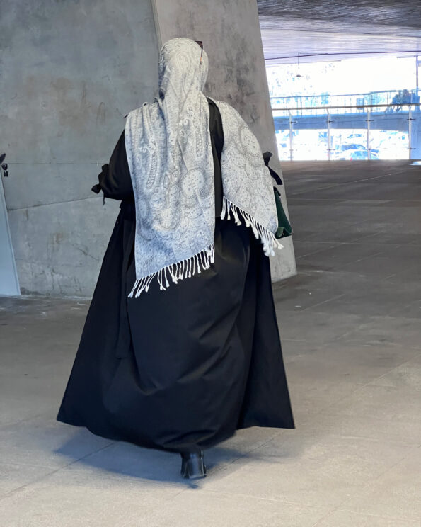 Trench Abaya -Noir-