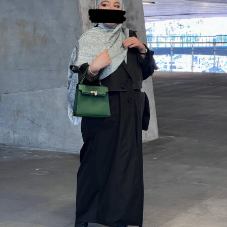 Trench Abaya -Noir-