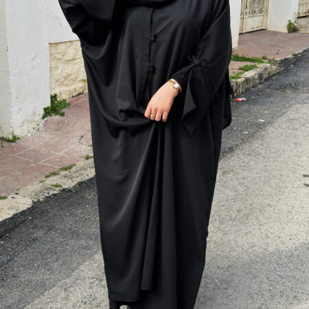 -عباية مرجان -أسود