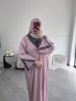 عباية وردة
