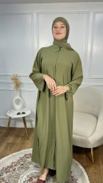 - عباية هبة - أخضر