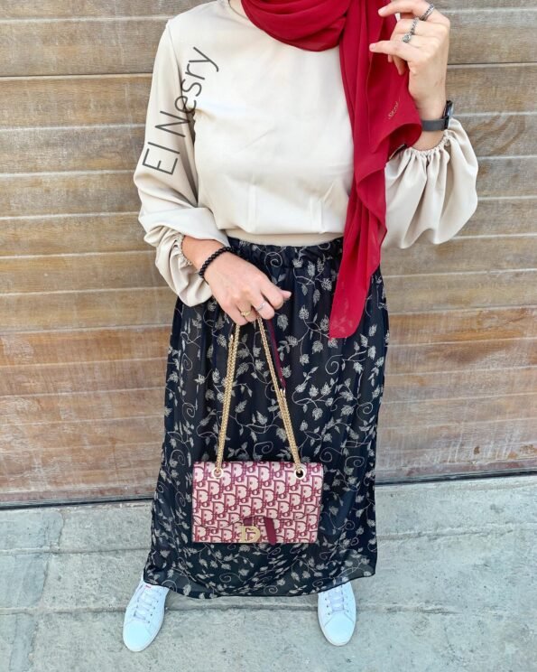 flowers skirt