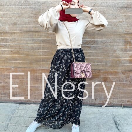 flowers skirt
