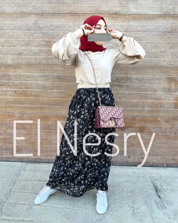 flowers skirt