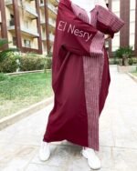 Abaya avec colle