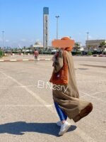 عباية البساطة -لون أخضر باهت-
