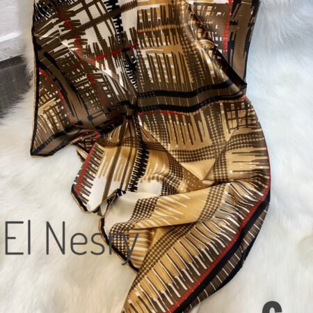 foulard carré en satin