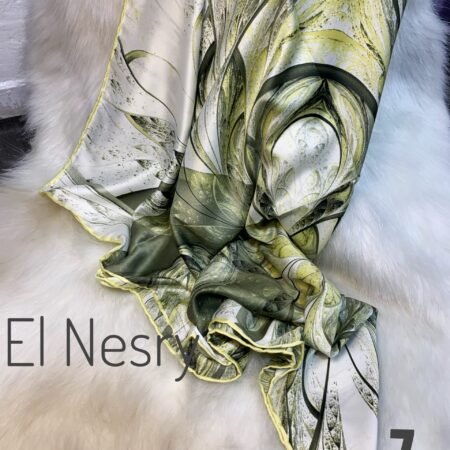 foulard carré en satin