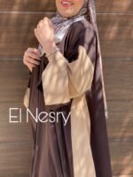 Abaya Khalidj Vibes -brown-