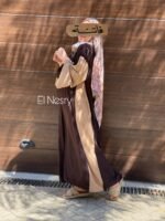 Abaya Khalidj Vibes -brown-