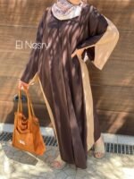 Abaya Khalidj Vibes -brown-