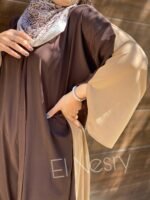 Abaya Khalidj Vibes -brown-