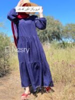 Heidi Dress-Navy Blue-