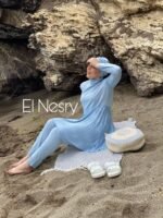 Blue Hijab Swimwear