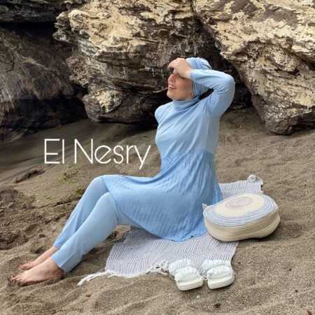 Blue Hijab Swimwear