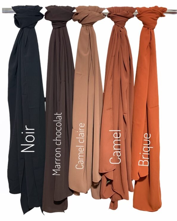 Foulard en crêpe madina