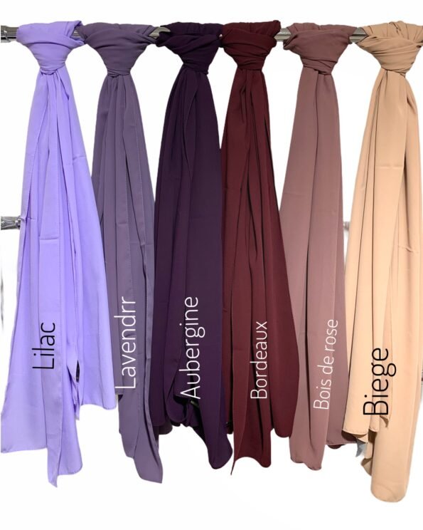 Foulard en crêpe madina