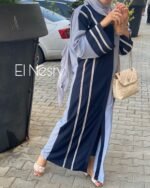 Abaya Noor- bleu-