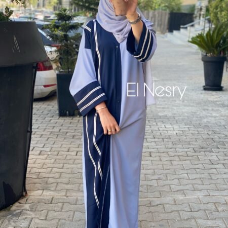 Abaya Noor- bleu-