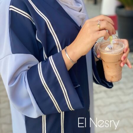 Abaya Noor- bleu-