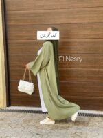 عباية البساطة -لون أخضر