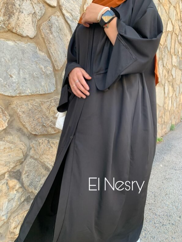 Abaya Khalidj Vibes -Black-