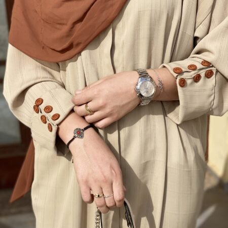 Abaya Boutonné