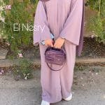 عباية البساطة -لون بنفسجي