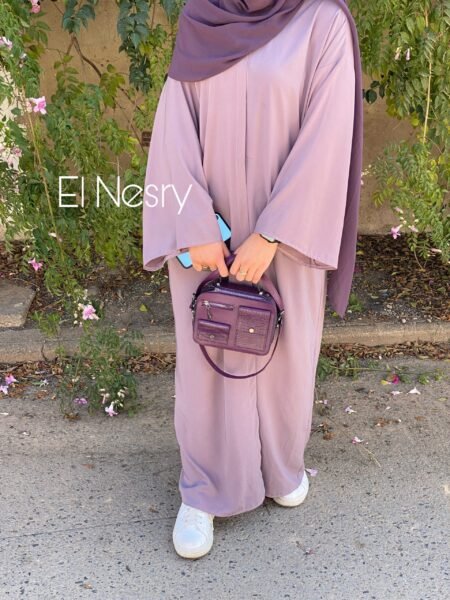 عباية البساطة -لون بنفسجي