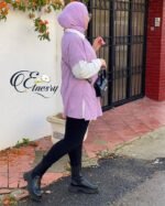sweater veste lavender