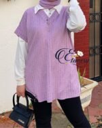 sweater veste lavender