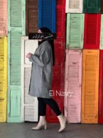 Veste en cachemire grise