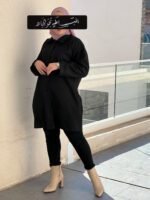 Veste en cachemire noir