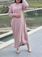 Robe droite rose