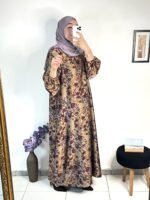 Duo en soie (mauve)